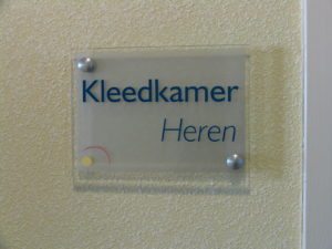 Stijlvol perspex bord - richtprijs 58,-